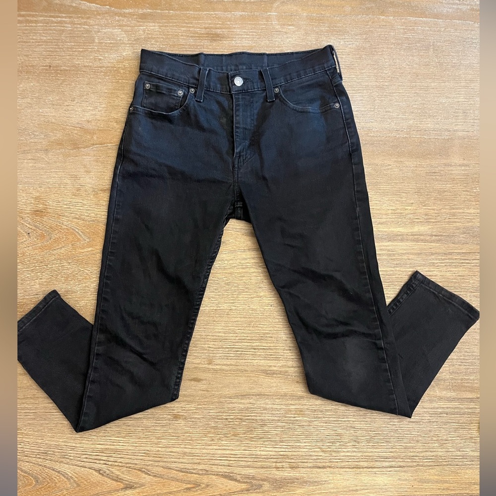 Men’s Levi’s 512 Black Slim Fit Jeans – Stretch Denim 29x30